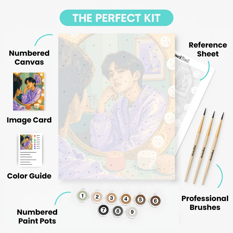 Mirror Reflection - Paint by Numbers Kit