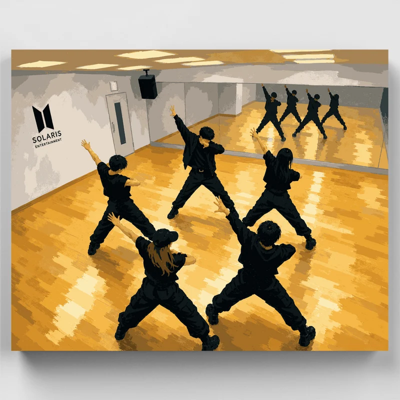Dance Practice Session - Paint by Numbers Kit