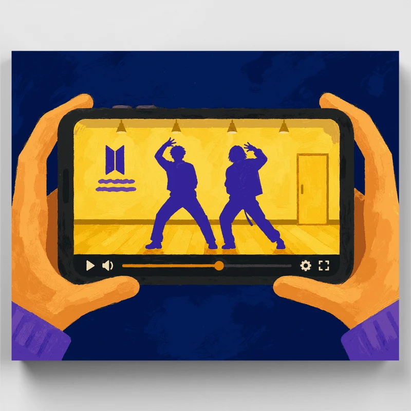 K-pop Dance Practice - Paint by Numbers Kit