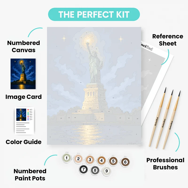 Torch at Midnight - Paint by Numbers Kit