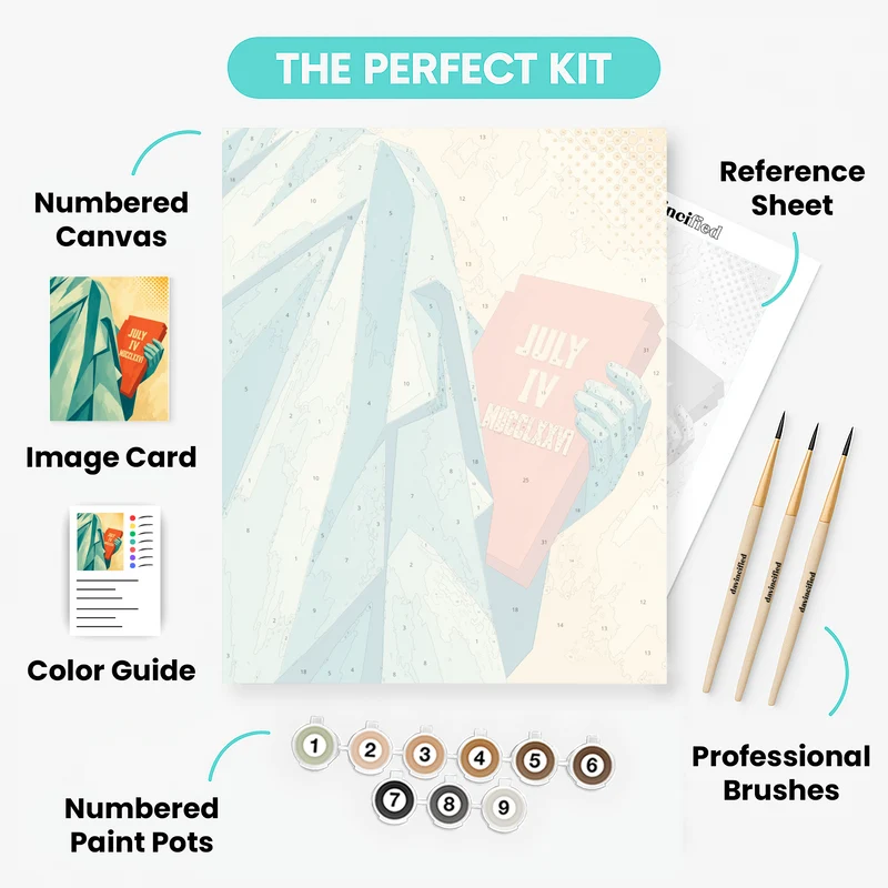 Liberty's Tablet - Paint by Numbers Kit