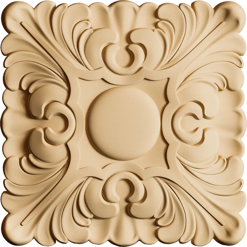 Pentart elastické drevo RZ 05 štvorec 6 x 6 cm
