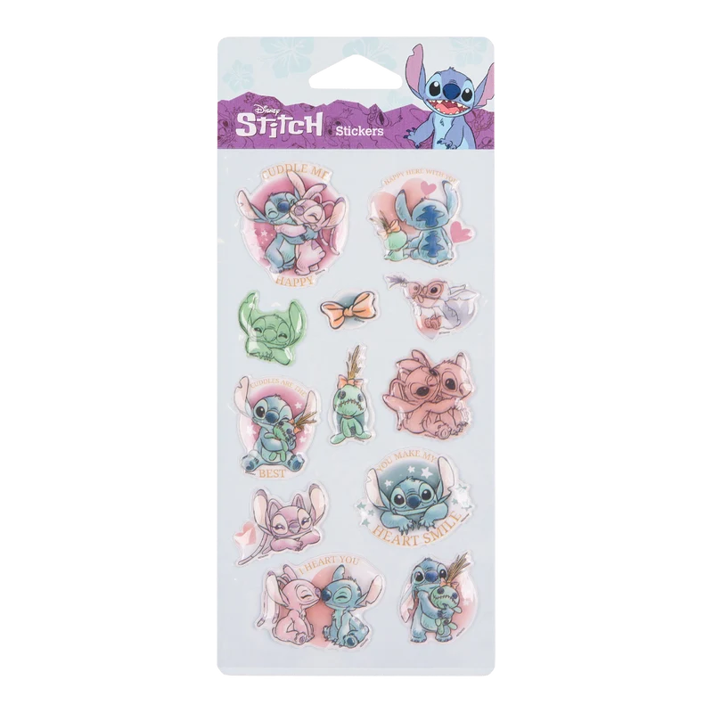 Colorino Pop-Up samolepky Stitch Pastel 3, mix motívov