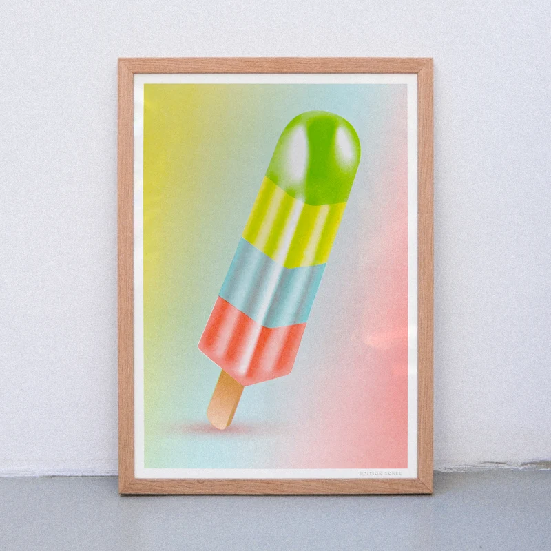 Popcycle (DIN A3) | Edition SCHEE | Risographie