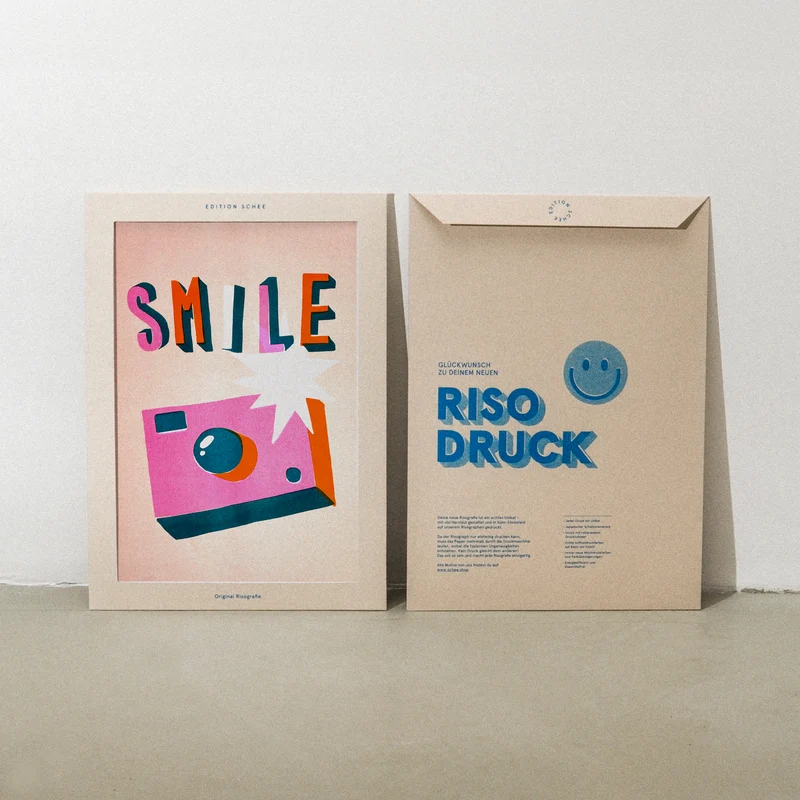 Smile (DIN A3) | Edition SCHEE | Risographie