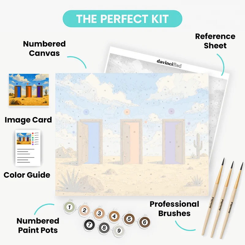 Desert Doorways - Paint by Numbers Kit