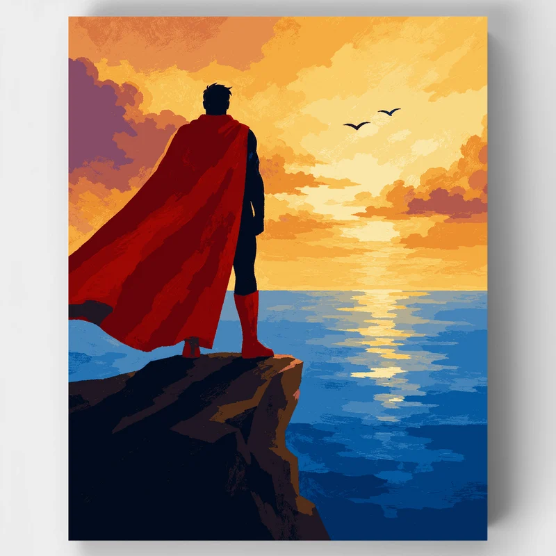 Cape at Sunset - Paint by Numbers Kit