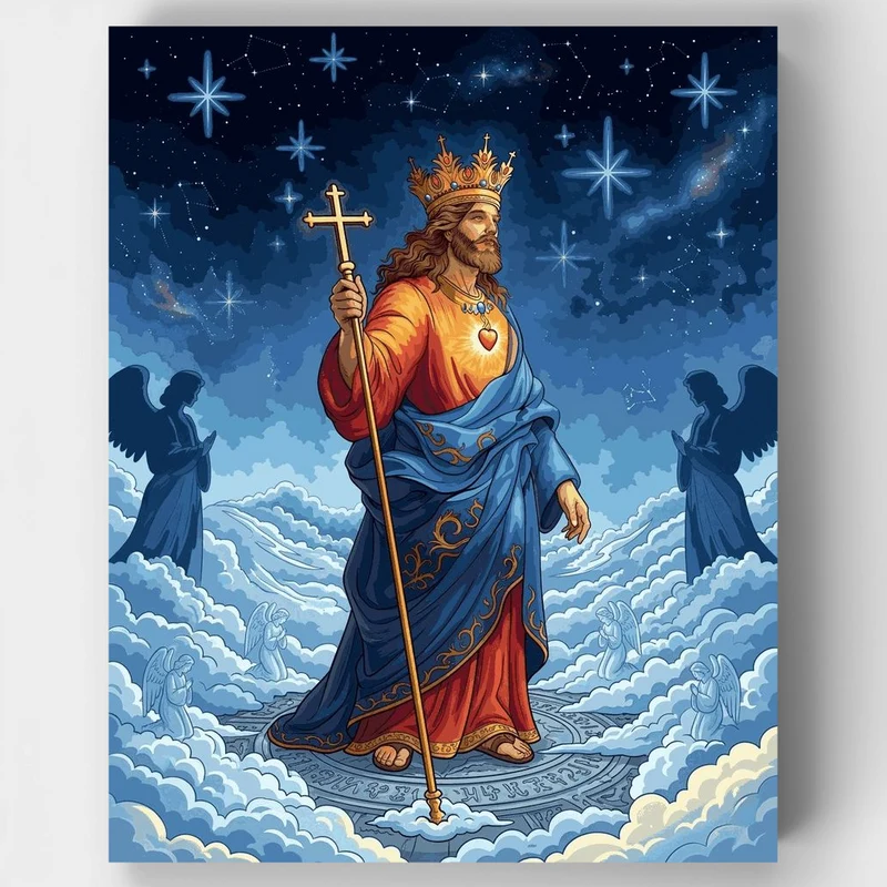 "Christ the King" Paint by Numbers Kit
