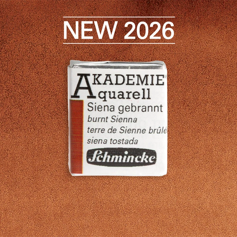 Schmincke AKADEMIE Aquarellfarben 1/2 Näpfchen - Golden pink
