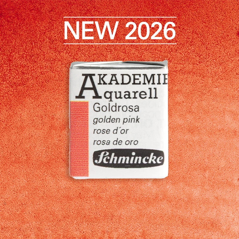 Akvarel boja Schmincke AKADEMIE 1/2 posudica - Golden pink