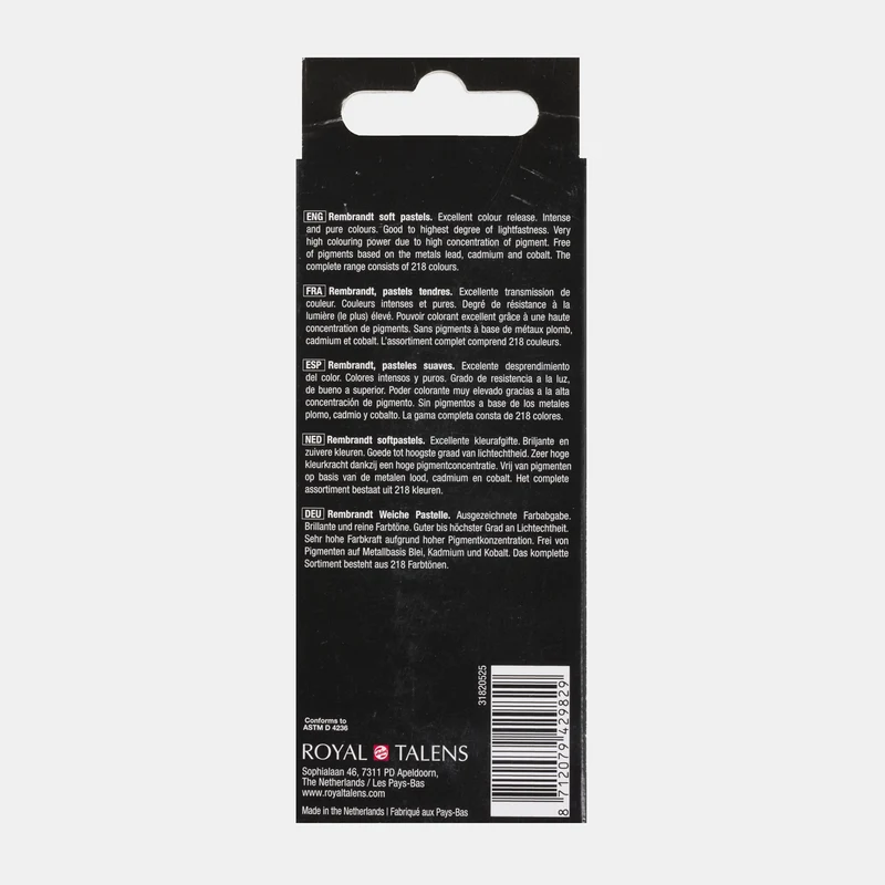 ROYAL TALENS Rembrandt Softpastelle Set Cool Greens 5er