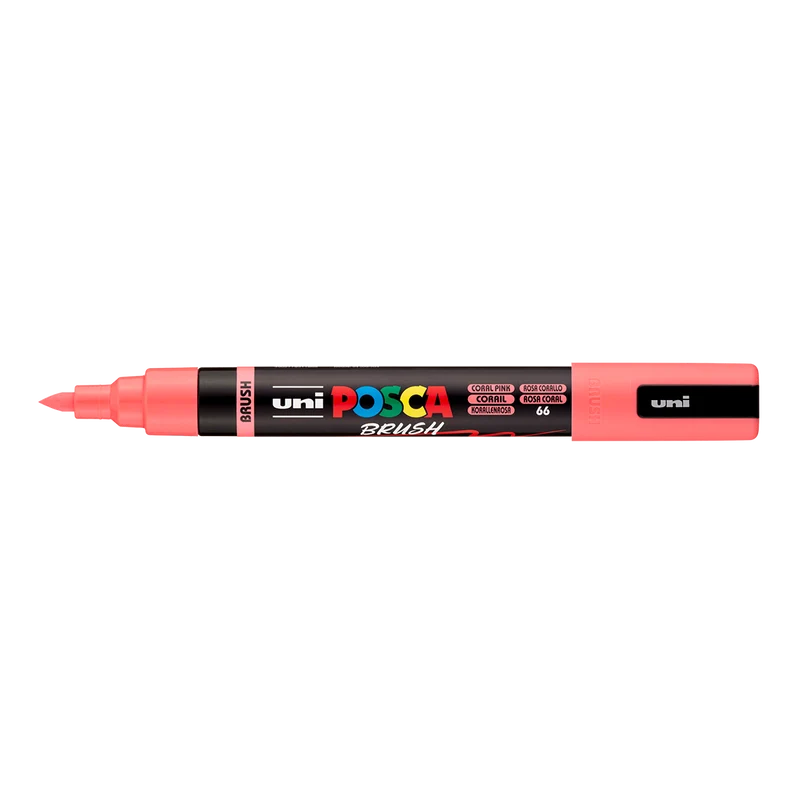 Μαρκαδόρος Posca PC-5BR, 1 – 4 mm, Κοραλί Ροζ (66)