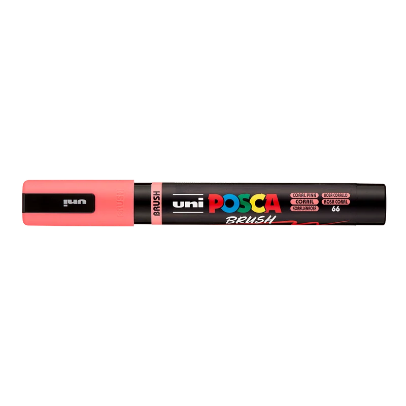 Μαρκαδόρος Posca PC-5BR, 1 – 4 mm, Κοραλί Ροζ (66)