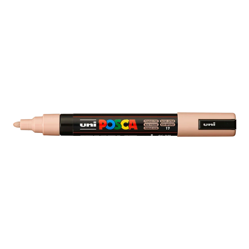 Posca flomaster PC-5M, 1,8 - 2,5 mm, pudrasto roza