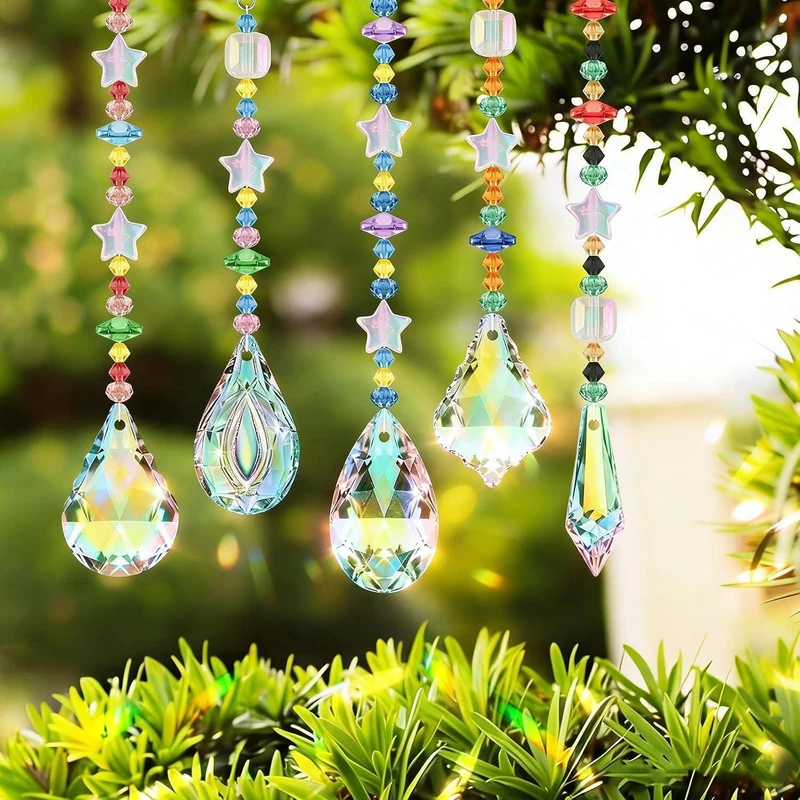 10x Sonnenfänger Bastelset 38mm – DIY Kristall-Farbig für Fenster & Garten