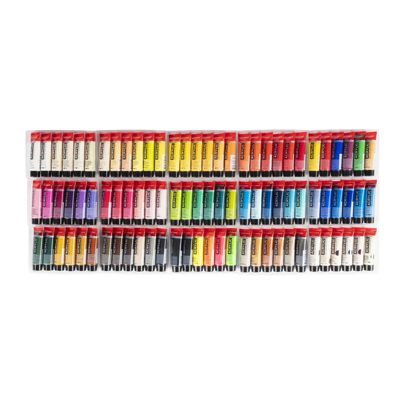 ROYAL TALENS Amsterdam Acrylfarben-Set Alle Farben 90 x 20 ml