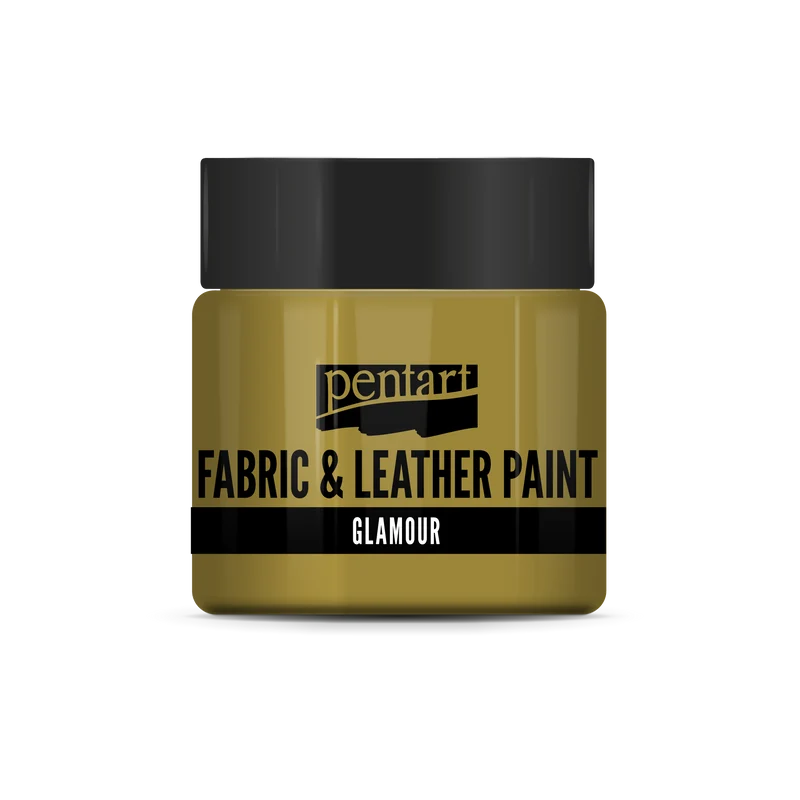 Pentart glamour barva za tekstil in usnje 50 ml