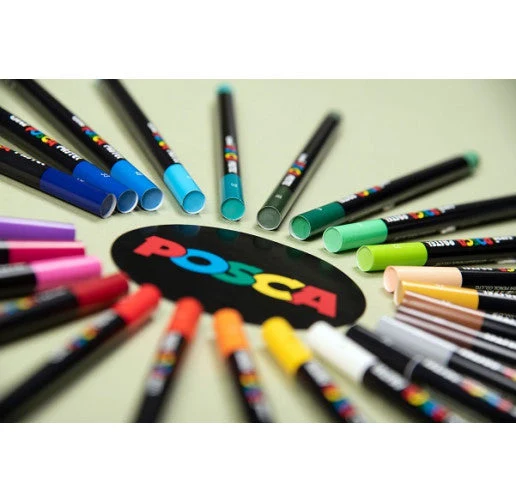 Posca KPA-100 24C κηρομπογιές παστέλ, σετ, διάφορα χρώματα