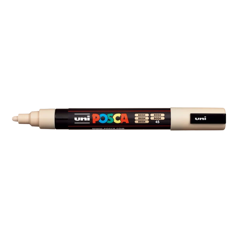Akrylový popisovač Posca PC-5M, 1,8 – 2,5 mm, béžová (45)