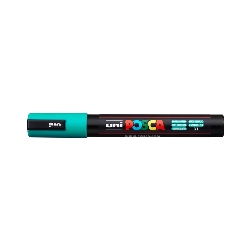 Μαρκαδόρος Posca PC-5M, 1,8 – 2,5 mm, σμαραγδί (31)