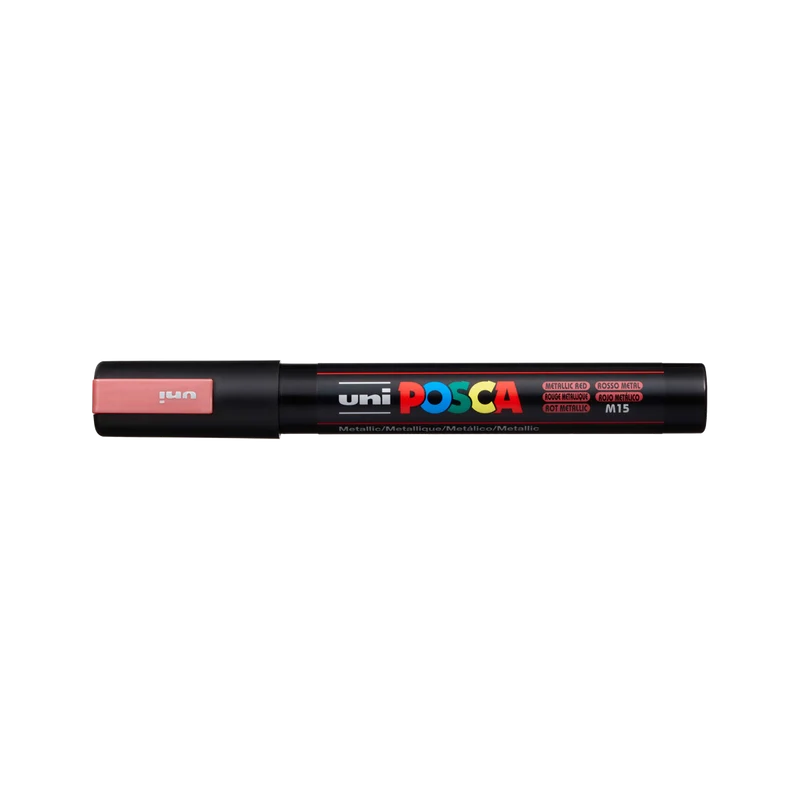 Posca Marker PC-5M, 1,8 – 2,5 mm, Metallic-Rot (M15)