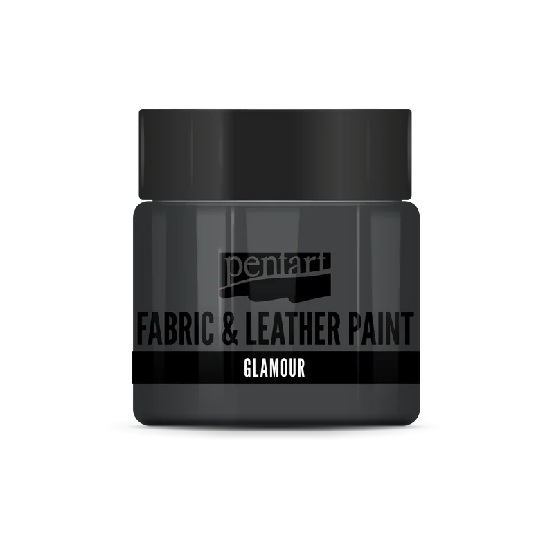 Pentart glamour χρώμα για ύφασμα και δέρμα 50 ml