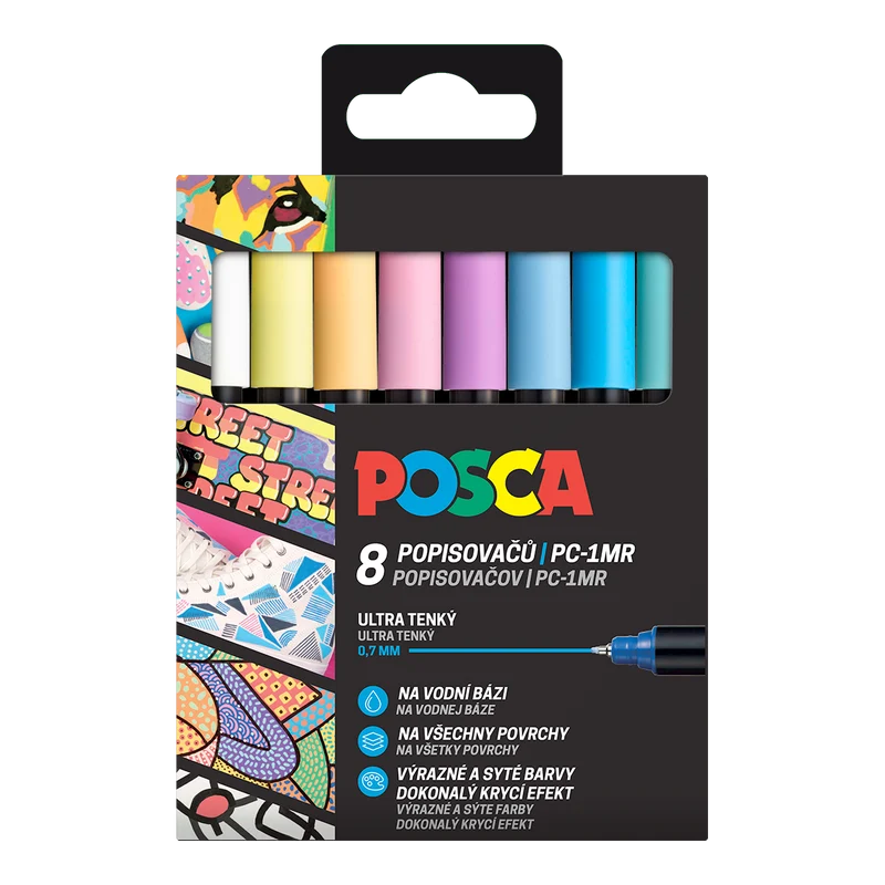 Posca Marker-Set Pastellfarben (8 Stk.)