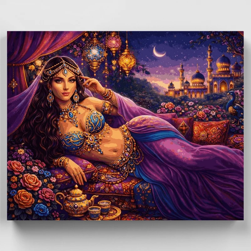 "One Thousand And One Nights" Paint by Numbers Kit