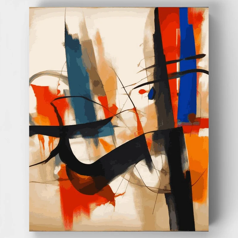"abstract art 2" Paint by Numbers Kit