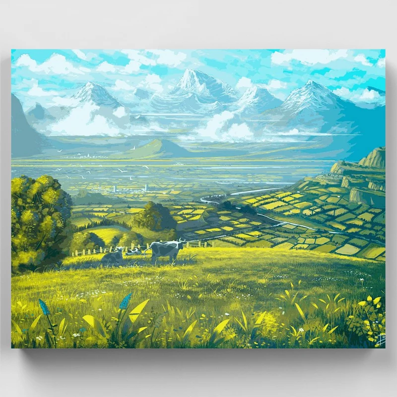 "The Great Valley" Paint by Numbers Kit