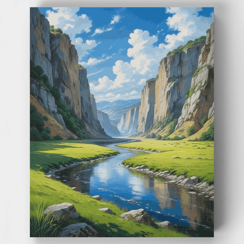 Thingvellir National Park - Paint by Numbers Kit