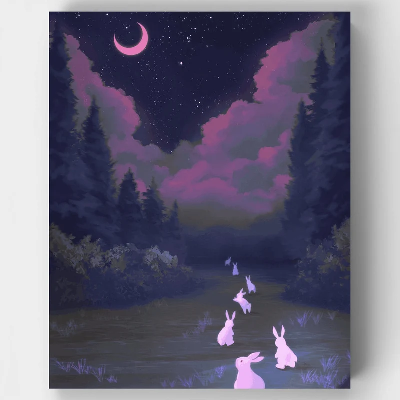 Night Walker - Paint by Numbers Kit