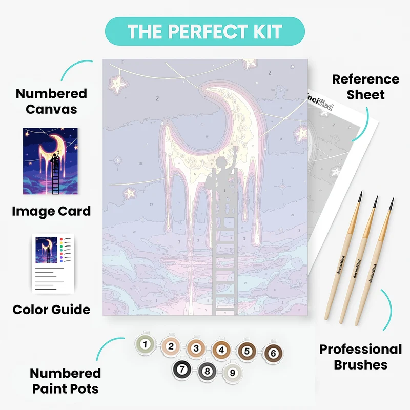 Paint The Moon - Paint by Numbers Kit