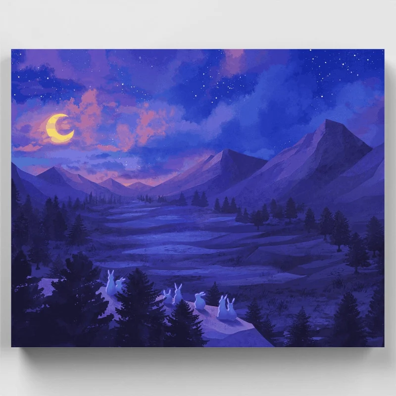 Night Watcher - Paint by Numbers Kit