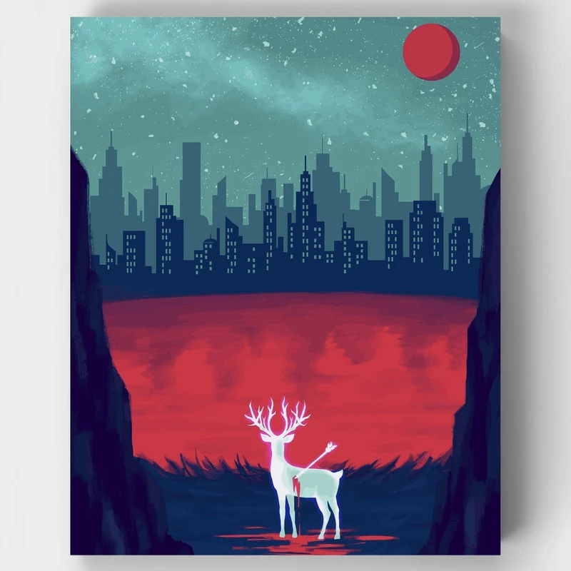 Deer - Paint by Numbers Kit
