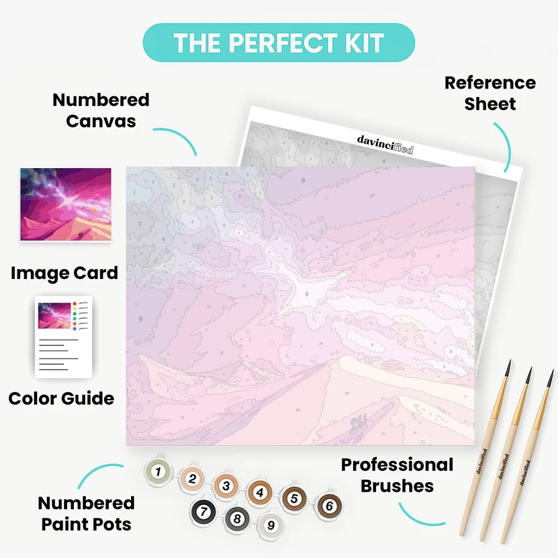 Starlit Desert - Paint by Numbers Kit