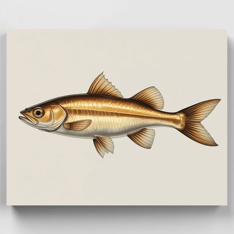 Golden Fish - Paint by Numbers Kit