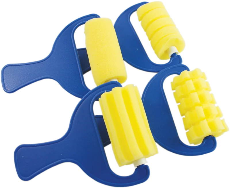 Set di rulli in spugna Pentart - 4 pz
