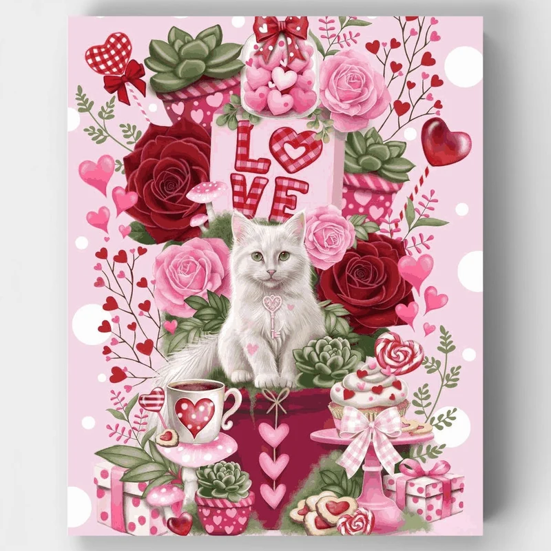 Puurfectly Sweet - Paint by Numbers Kit