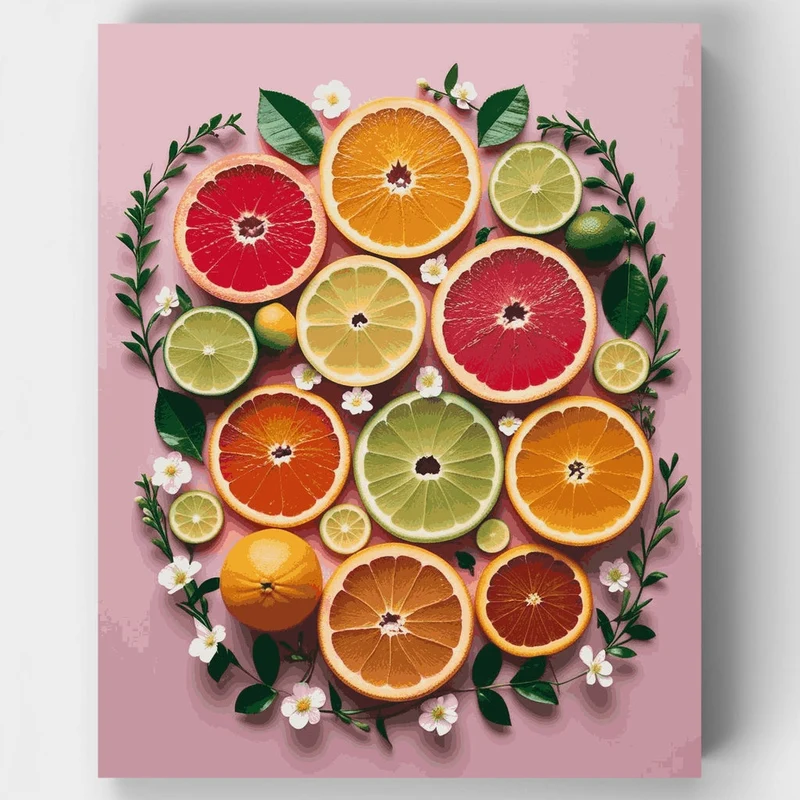 Citrus Medley - Paint by Numbers Kit