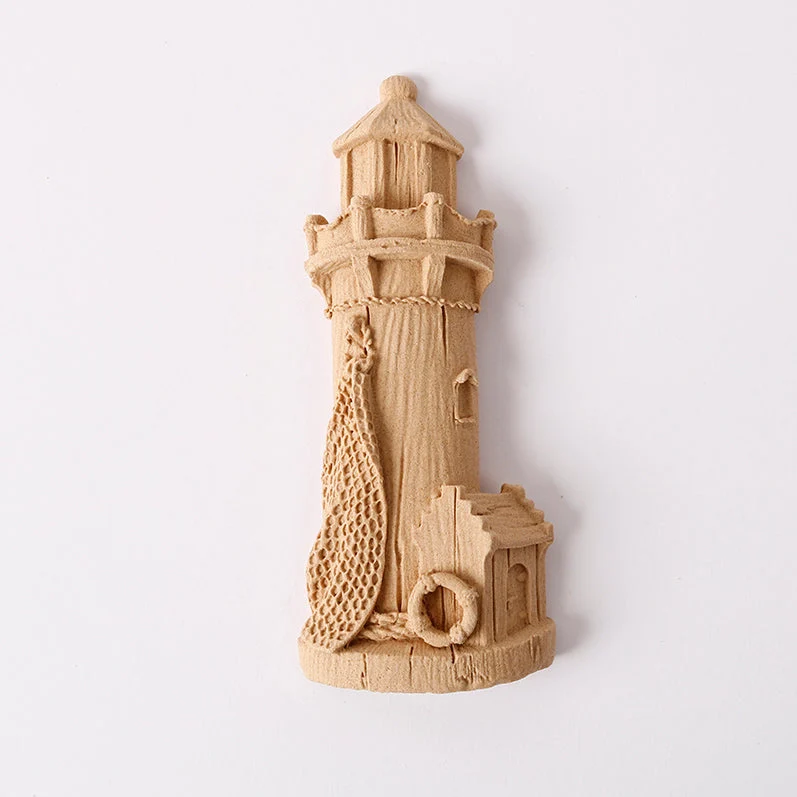 Biegbares Holz Pentart Leuchtturm 9 x 4 cm
