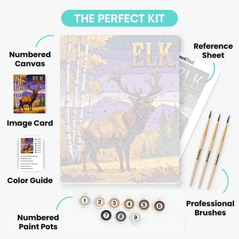 ELK - Paint by Numbers Kit