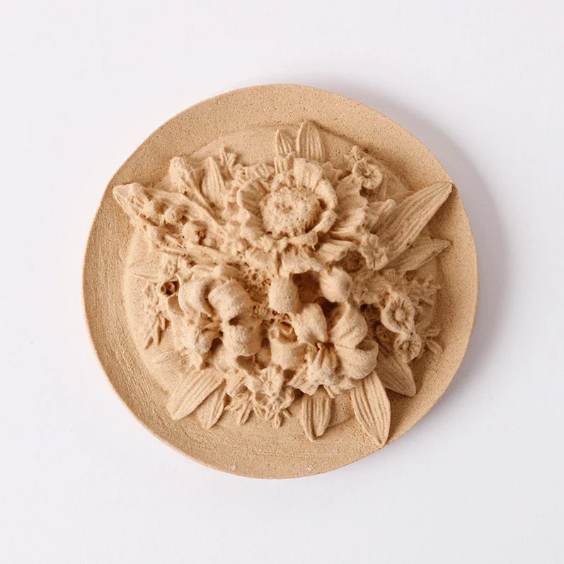 Pentart Biegbares Holz Flower Rosette 7 cm