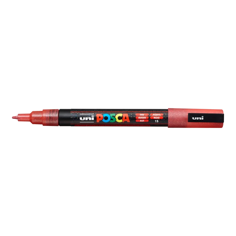Акрилен маркер Posca PC-3ML, 0,9 - 1,3 mm, брокатен