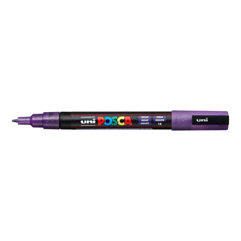 Акрилен маркер Posca PC-3ML, 0,9 - 1,3 mm, брокатен