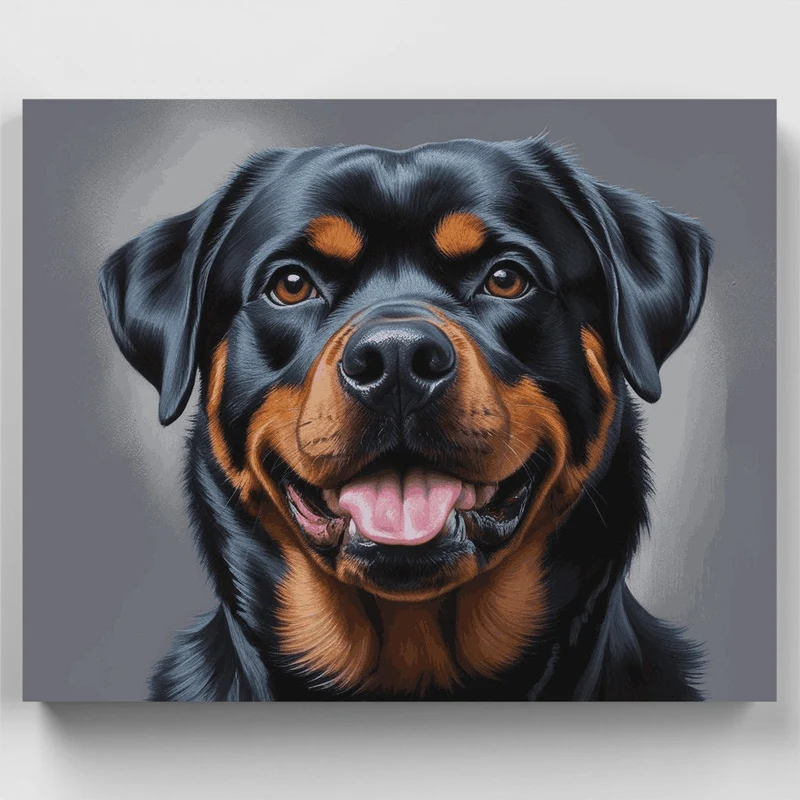 Rottweiler - Paint by Numbers Kit