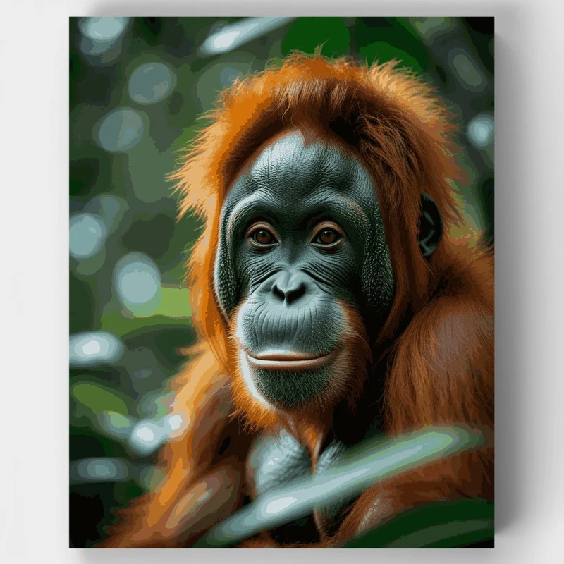 Orangutan - Paint by Numbers Kit