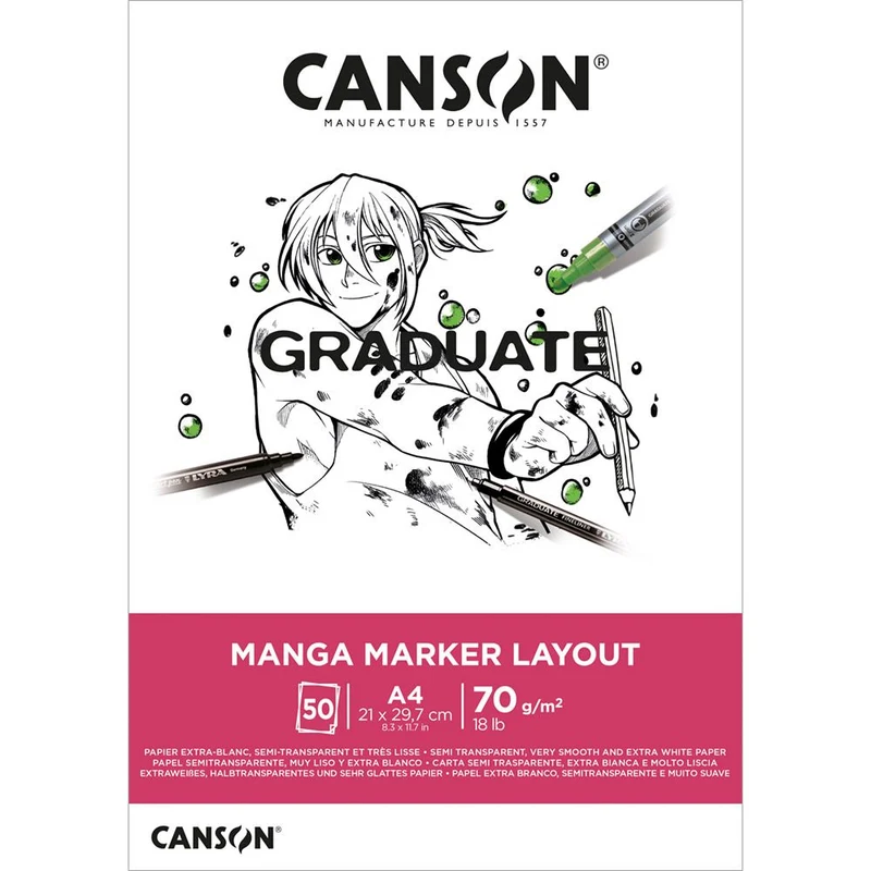 Canson Graduate Manga blok 200 g/m²