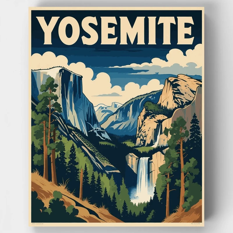 Yosemite National Park - Paint by Numbers Kit