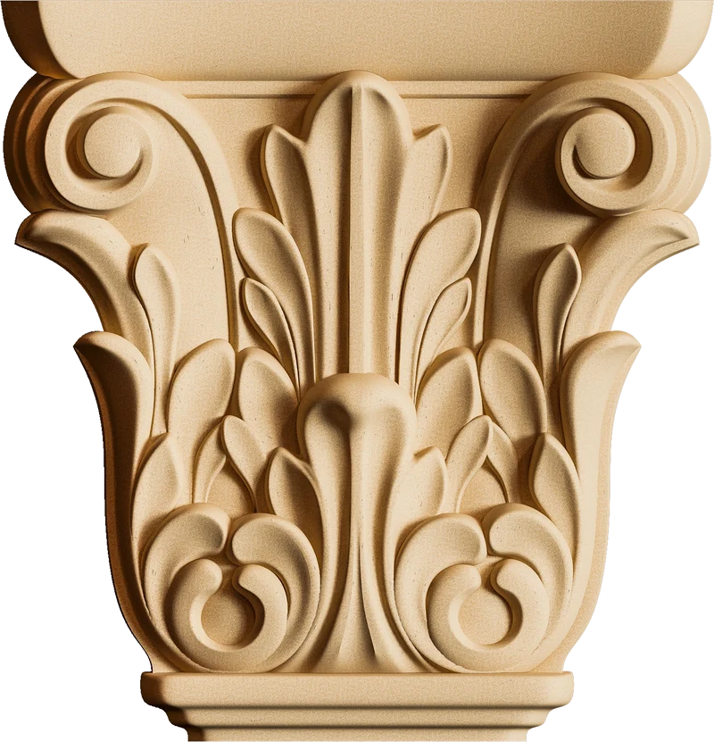 Εύκαμπτο ξύλο Pentart Elastic wood KPM 01 κολώνα 6,2 x 6,0 x 1,6 cm